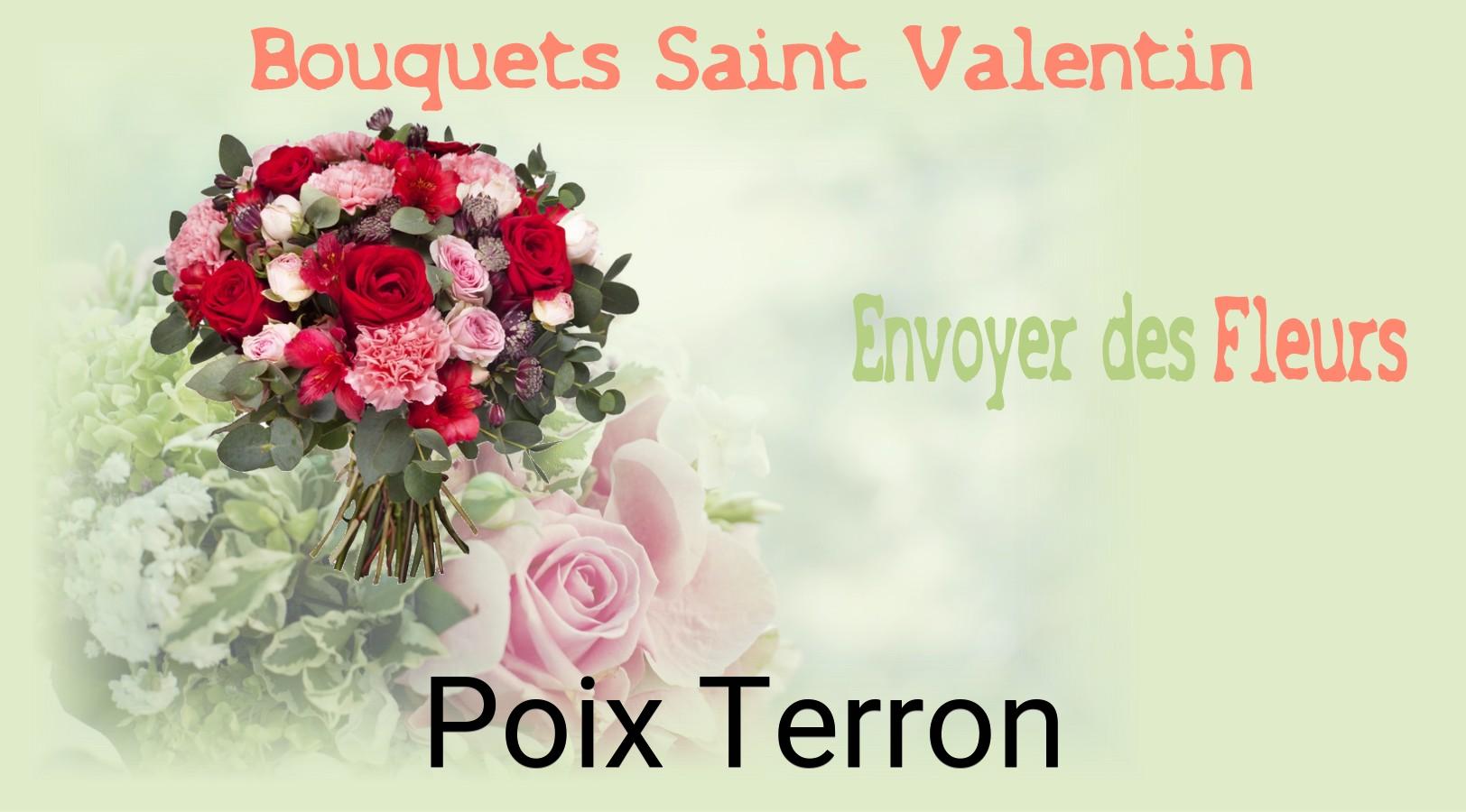 Roses de Saint-Valentin livrées à Poix-Terron