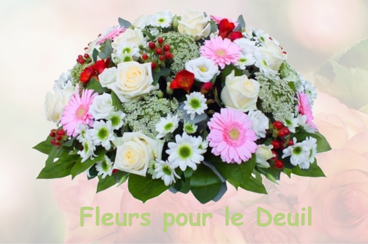 fleurs deuil POIX-TERRON